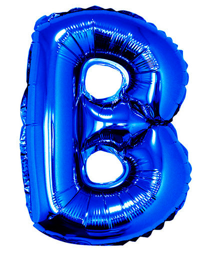 Globos metálicos letras 16 azul x 1 u. marca Olego – Letizia Fiesta