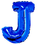 Globos metálicos letras 16" azul x 1 u.