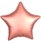 Globos metálicos cromados 9" estrella x 1 u.