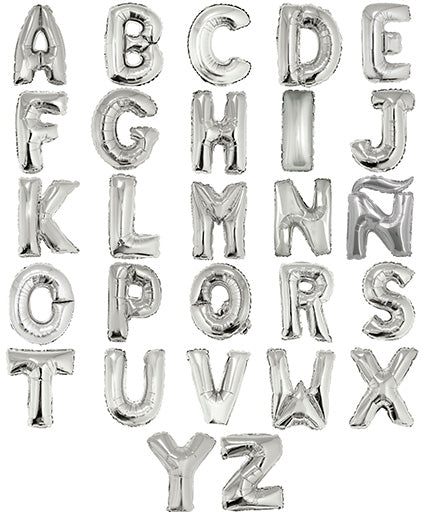 Globos metálicos letras 16