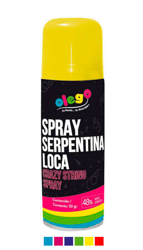 Sprays serpentina x 1 u.