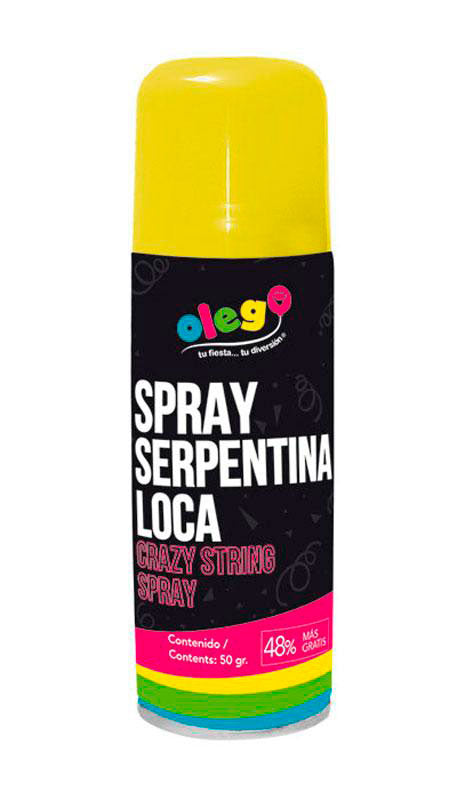 Sprays serpentina x 1 u. marca Olego – Letizia Fiesta