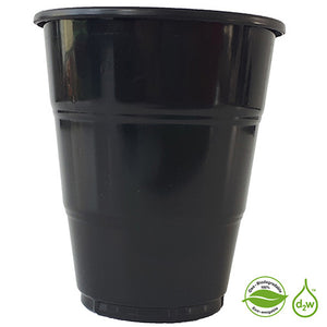 50 u. Vasos 12 oz HOME BIO Oxo-biodegradable negro