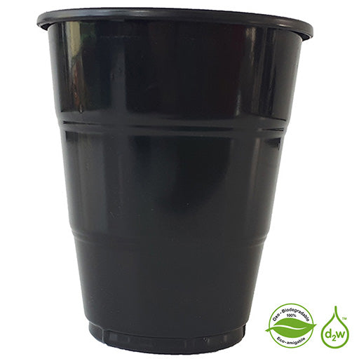 50 u. Vasos 7 oz HOME BIO Oxo-biodegradable negro